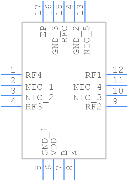 HMC241ATCPZ-EP-R7 - Analog Devices - PCB symbol