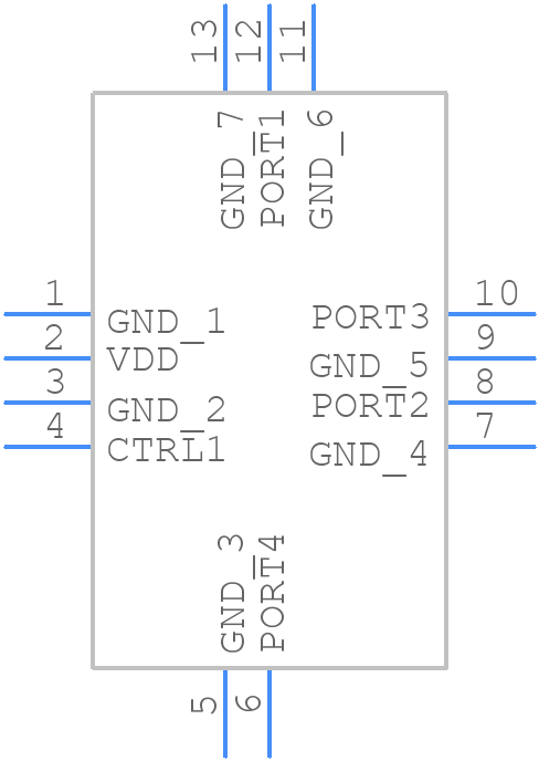 SKY13698-694LF - Skyworks - PCB symbol