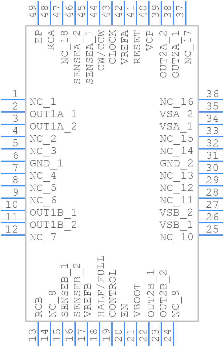 L6208QTR - STMicroelectronics - PCB symbol