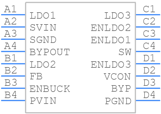 LM3280TL-275/NOPB - Texas Instruments - PCB symbol
