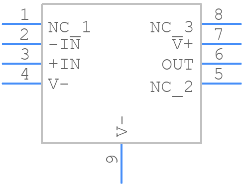 AD8663ACPZ-REEL7 - Analog Devices - PCB symbol