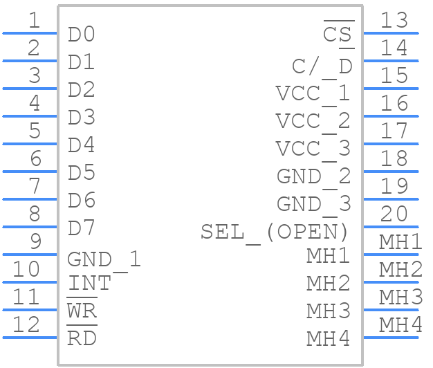 GP9002A01A - Futaba - PCB symbol