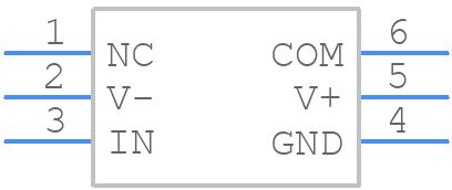 MAX4647EUT+T - Analog Devices - PCB symbol