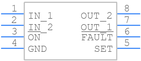 MAX891LEUA+T - Analog Devices - PCB symbol