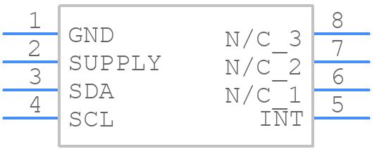 4515DO-DS3BK005DP - TE Connectivity - PCB symbol
