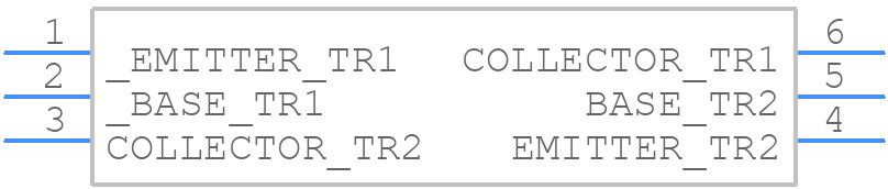 PBSS4160DPN,115 - Nexperia - PCB symbol