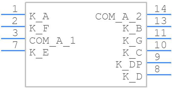 SA04-11EWA - Kingbright - PCB symbol
