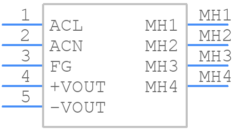 ASB110PS12 - XP POWER - PCB symbol
