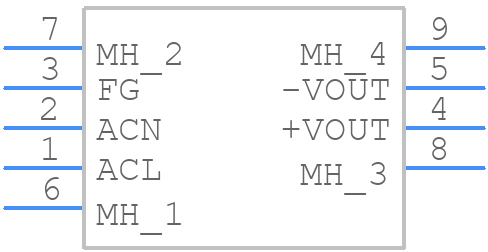 ASB110PS24 - XP POWER - PCB symbol