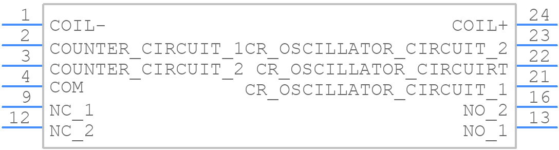 H3FA-A-DC24 - Omron Electronics - PCB symbol