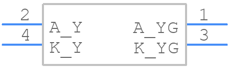 HSMF-C180 - Avago Technologies - PCB symbol
