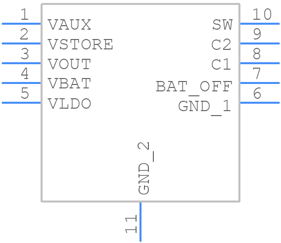 LTC3107IDD#PBF - Analog Devices - PCB symbol