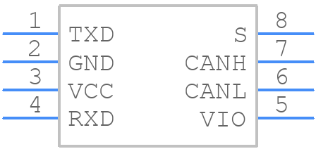 TCAN1051HVDR - Texas Instruments - PCB symbol
