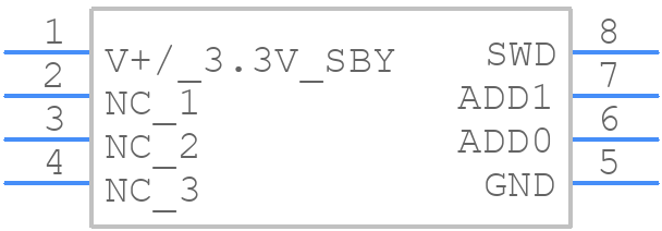LM95010CIMM/NOPB - Texas Instruments - PCB symbol