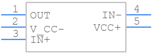 TS321IDBVRE4 - Texas Instruments - PCB symbol