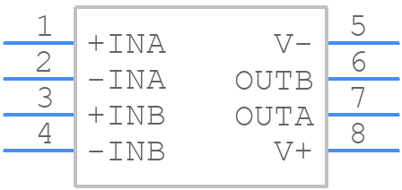 TLV3502AQDCNRQ1 - Texas Instruments - PCB symbol