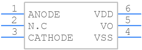 FOD8342 - onsemi - PCB symbol