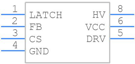 NCP1234BD65R2G - onsemi - PCB symbol