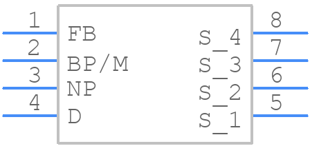 LNK606DG - Power Integrations - PCB symbol