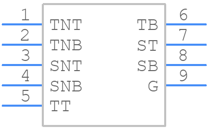 NSJ8HC - Neutrik - PCB symbol