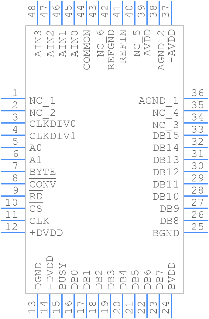 ADS8342IBPFBT - Texas Instruments - PCB symbol