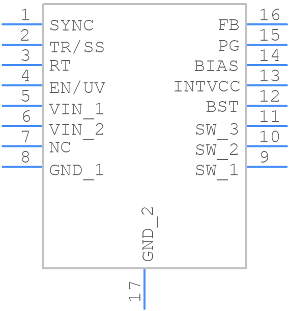 LT8610ACIMSE-1#PBF - Analog Devices - PCB symbol