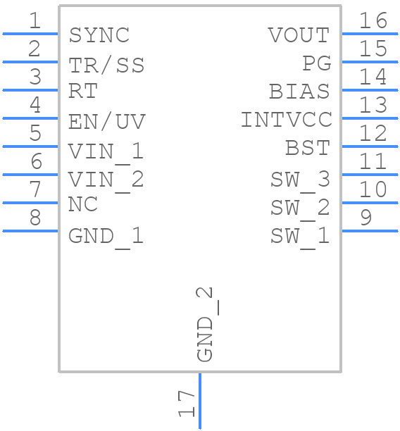 LT8610AEMSE-3.3#PBF - Analog Devices - PCB symbol