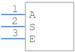 23ESA105MMF50NF - TE Connectivity - PCB symbol