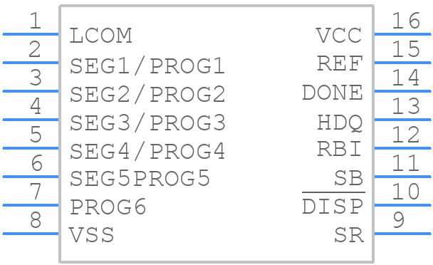 BQ2013HSN-A514G4 - Texas Instruments - PCB symbol