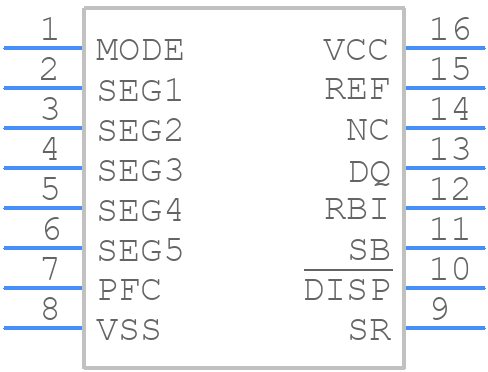 BQ2011SN-D118TRG4 - Texas Instruments - PCB symbol