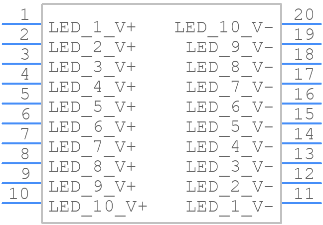 DC-7G3EWA - Kingbright - PCB symbol