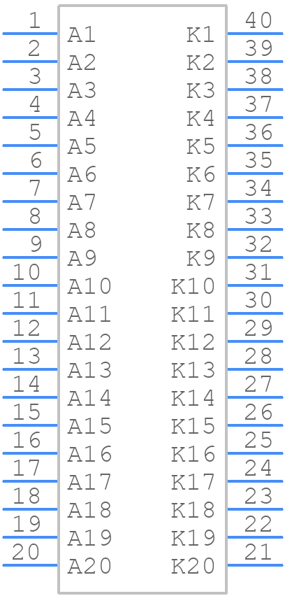 DC20/20YWA - Kingbright - PCB symbol