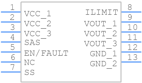 MP5018GD-P - Monolithic Power Systems (MPS) - PCB symbol