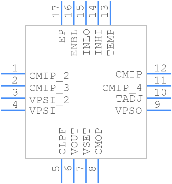 AD8318ACPZ-REEL7 - Analog Devices - PCB symbol