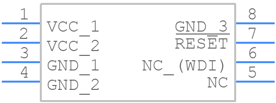 ADM699ANZ - Analog Devices - PCB symbol