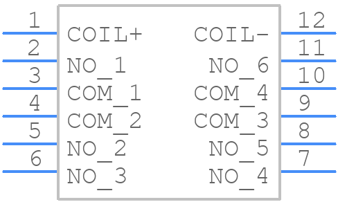 S4-DC12V - Panasonic - PCB symbol