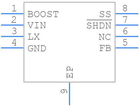 FR9888SPGTR - Fitipower - PCB symbol