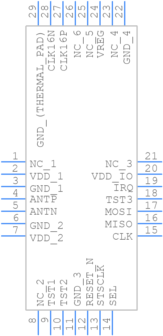 AX5051-1-TA05 - onsemi - PCB symbol