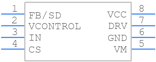 NCP1653PG - onsemi - PCB symbol