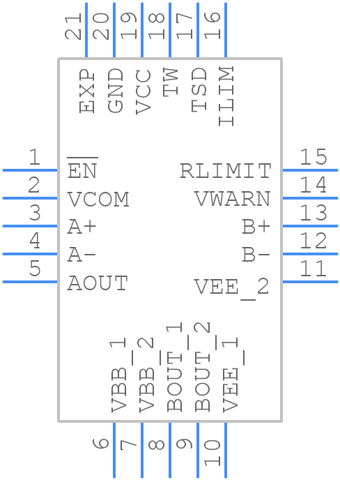 NCS5651MNTXG - onsemi - PCB symbol