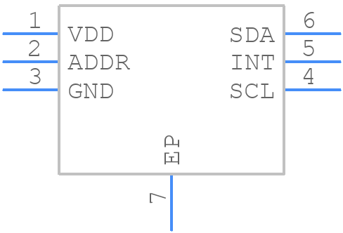 OPT3001DNPT - Texas Instruments - PCB symbol