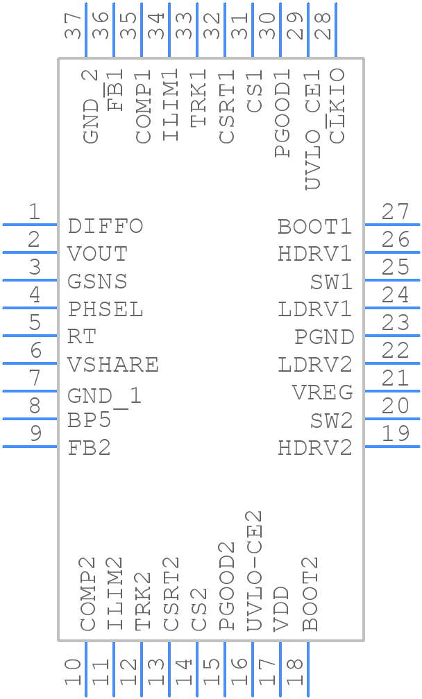 TPS40140RHHT - Texas Instruments - PCB symbol