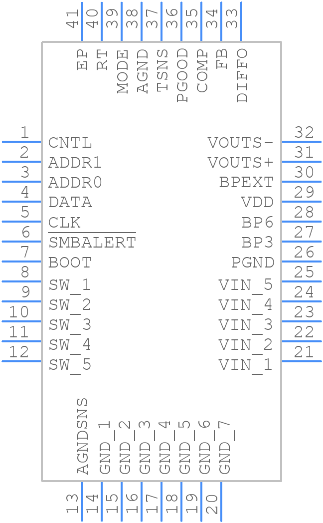 TPS544B20RVFT - Texas Instruments - PCB symbol