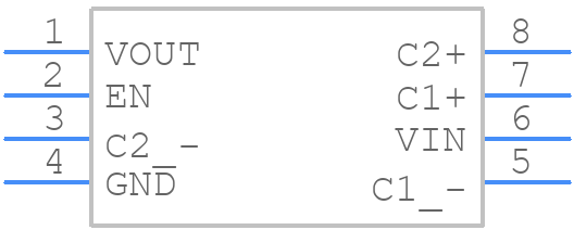 TPS60243DGKT - Texas Instruments - PCB symbol