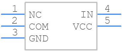 TS5A3167DBVR - Texas Instruments - PCB symbol