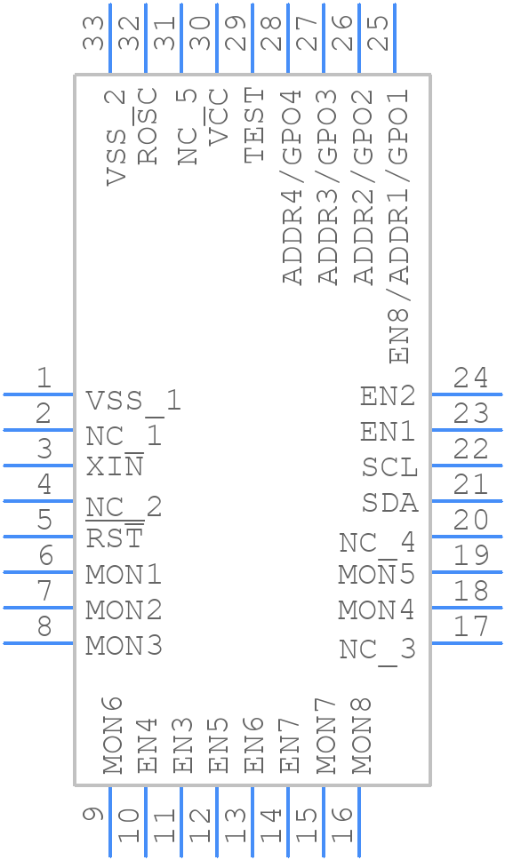 UCD9081RHBT - Texas Instruments - PCB symbol
