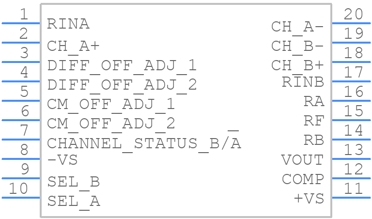 AD630ARZ - Analog Devices - PCB symbol