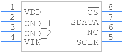 AD7680BRMZ - Analog Devices - PCB symbol