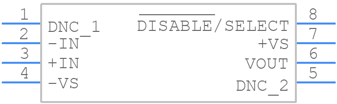 AD8027ARZ - Analog Devices - PCB symbol