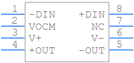 AD8131ARZ - Analog Devices - PCB symbol